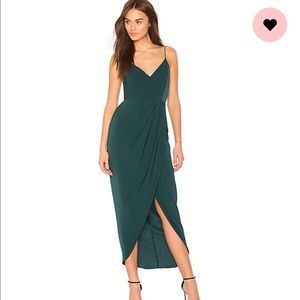 Shona Joy Cocktail Draped Dress